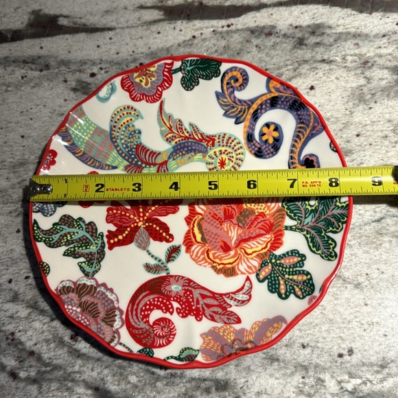 Anthropologie Nathalie Lete Paisley 8” Plate - Picture 5 of 5